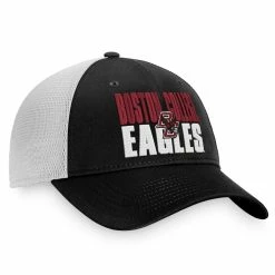 Top Of The World Men's Black/White Boston College Eagles Stockpile Trucker Snapback Hat -Colosseum Store DSCO1155046928 1007 ALT3
