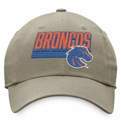 Top Of The World Men's Khaki Boise State Broncos Slice Adjustable Hat -Colosseum Store DSCO1155623203 3293 ALT2