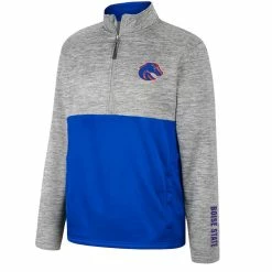 Men's Colosseum Gray Boise State Broncos John Half-Zip Jacket 8 Men's Colosseum Gray Boise State Broncos John Half-Zip Jacket -Colosseum Store DSCO1156132730 1927 ALT2