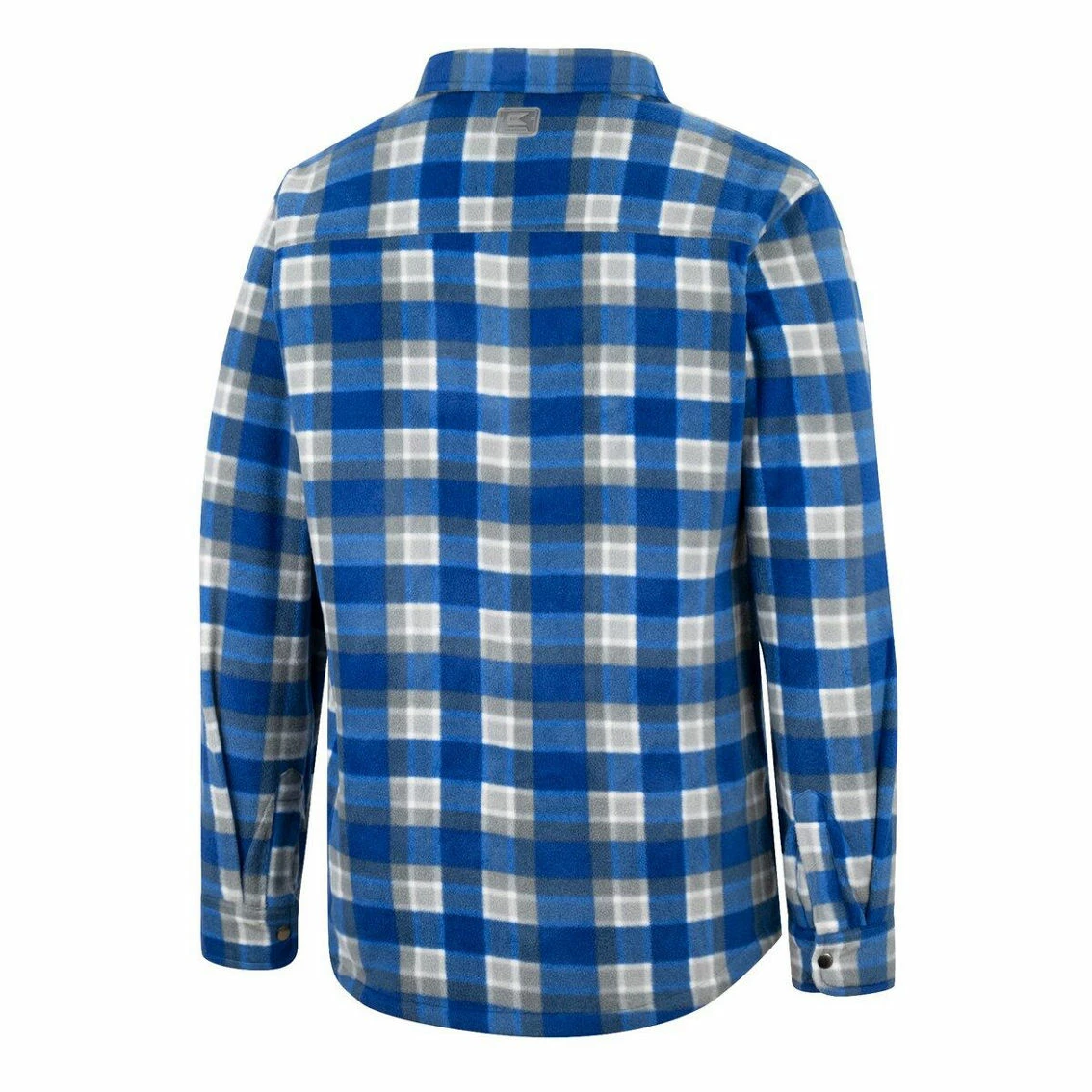Colosseum Men's Royal/White Boise State Broncos Ellis Plaid Full-Snap Shirt Jacket 6 Colosseum Men's Royal/White Boise State Broncos Ellis Plaid Full-Snap Shirt Jacket - Image 4