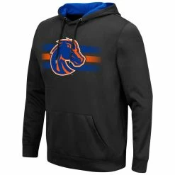 Colosseum Men's Black Boise State Broncos Lighthouse Pullover Hoodie -Colosseum Store DSCO1156677104 1007 ALT2