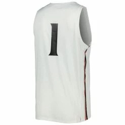 Under Armour Men's #1 White Cincinnati Bearcats Team Replica Basketball Jersey -Colosseum Store DSCO1156801966 3550 ALT3