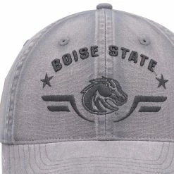 Colosseum Men's Gray Boise State Broncos OHT Military Appreciation Tailgate Adjustable Hat -Colosseum Store DSCO1156873409 1927 ALT2