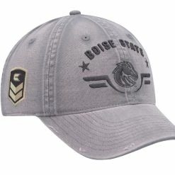 Colosseum Men's Gray Boise State Broncos OHT Military Appreciation Tailgate Adjustable Hat -Colosseum Store DSCO1156873409 1927 ALT3