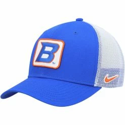 Men's Nike Royal Boise State Broncos Classic99 Trucker Snapback Hat
