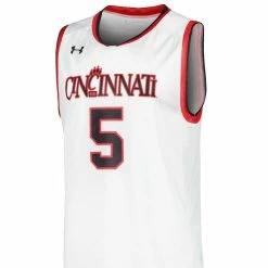 Under Armour Men's White Cincinnati Bearcats Replica Basketball Jersey -Colosseum Store DSCO1158072434 3550 ALT2