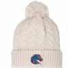 Top Of The World Women's Cream Boise State Broncos Pearl Cuffed Knit Hat With Pom 1 Top Of The World Women's Cream Boise State Broncos Pearl Cuffed Knit Hat With Pom -Colosseum Store DSCO1158072582 6662