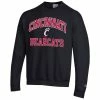 Champion Men's Black Cincinnati Bearcats High Motor Pullover Sweatshirt