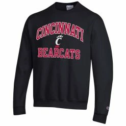 Champion Men's Black Cincinnati Bearcats High Motor Pullover Sweatshirt