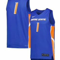 Nike Men's Royal Boise State Broncos Replica Basketball Jersey