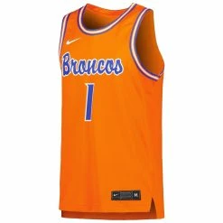 Nike Men's #1 Orange Boise State Broncos Retro Replica Basketball Jersey 8 Nike Men's #1 Orange Boise State Broncos Retro Replica Basketball Jersey -Colosseum Store DSCO1160594380 2294 ALT2