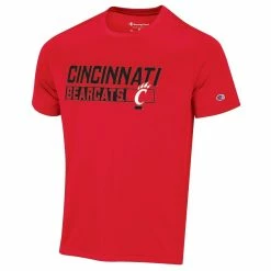 Champion Men's Red Cincinnati Bearcats Impact Knockout T-Shirt -Colosseum Store DSCO1160612515 2910 ALT2