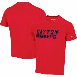 Champion Men's Red Dayton Flyers Impact Knockout T-Shirt